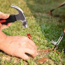 JLD Mini Claw Hammer Palu Kambing Mini Steel /Alat Perkakas Multifungsi Camping Hammer