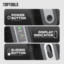 TOP TOOLS Cordless Air Duster Blower BAD-W06 / TIP TOP Pembersih Debu with LED Screen