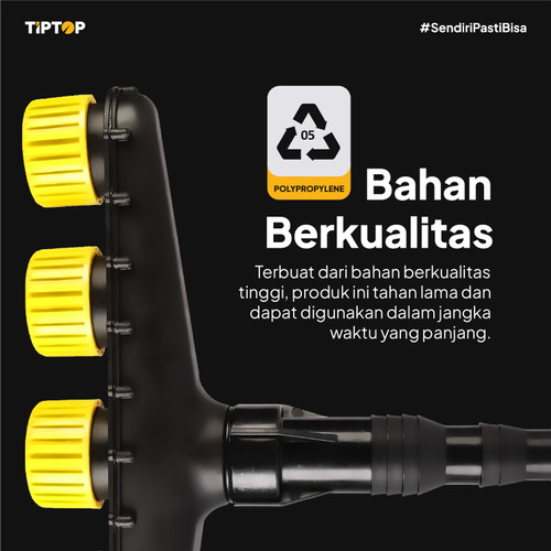 TIP TOP Multi Head Sprayer Sprinkle Water For Gardening 5 Nozzle / Multi Kepala Semprotan Air Untuk Tanaman Rumput Perkebunan 5 nosel GHN-003