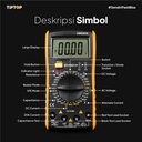 TIP TOP Digital Multi Tester / Multi Meter / Avometer AC DC BMD-9205A
