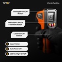 TIP TOP TIT-400 Infrared Thermometer / Thermometer Infrared Digital Non Contact / Digital Infrared Thermometer / Laser Termo Gun / Termometer Tembak Alat Ukur Pengukur Suhu