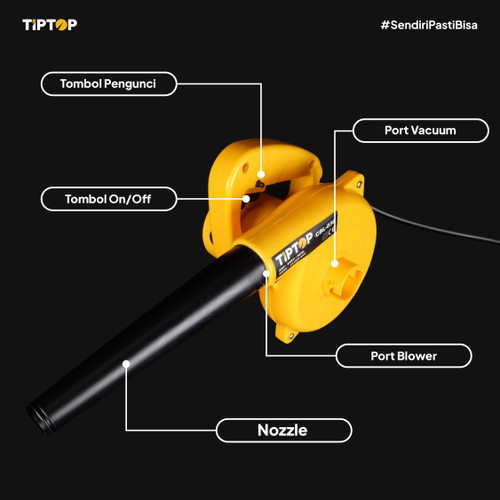 TIP TOP Electric Blower / Mesin Blower 380W (CBL-038)