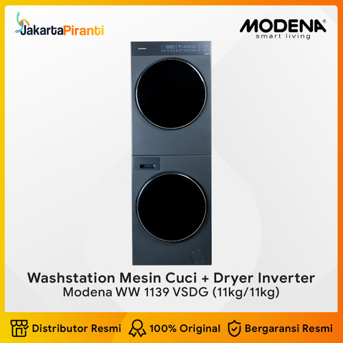 Mesin Cuci & Pengering Dryer Laundry MODENA WashStation - WW 1139 VSDG