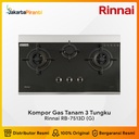 Built-in Gas Hob Kompor Tanam Gas 3 Tungku 70 cm Rinnai RB-7513D (G)