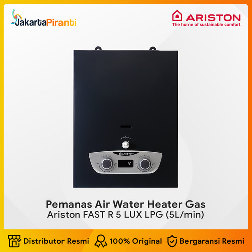Pemanas Air Water Heater Gas LPG Ariston FAST R 5 LUX - 5 liter/menit
