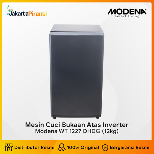Mesin Cuci Bukaan Atas Inverter Top Loading 12kg Modena WT 1227 DHDG