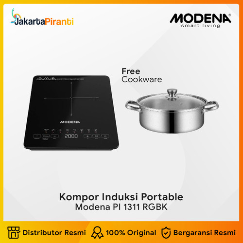Kompor Induksi Portable Modena PI 1311 RGBK - Portable Induction Hob