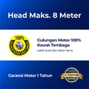 Mesin Pompa Celup Air Bersih Non Otomatis 100 Watt Shimizu SPN-110 BIT
