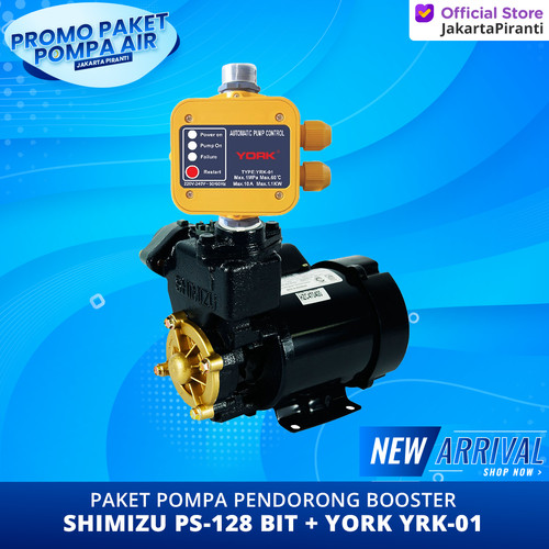 Paket Pompa Pendorong Shower / Booster 125 Watt Shimizu PS-128 BIT