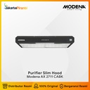 Purifier Slim Hood Hybrid Penghisap Asap Dapur Modena AX 2711 CABK