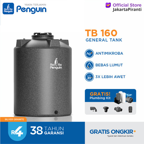 Toren Air Penguin TB160 Tangki Air Plastik 1550 L Tandon Air TB 160