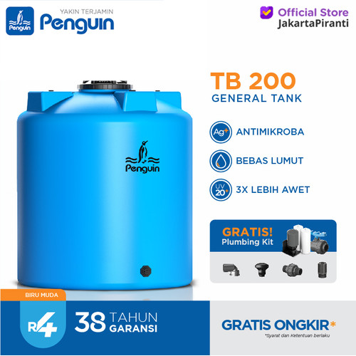 Toren Air Penguin TB200 Tangki Air Plastik 2000 L Tandon Air TB 200