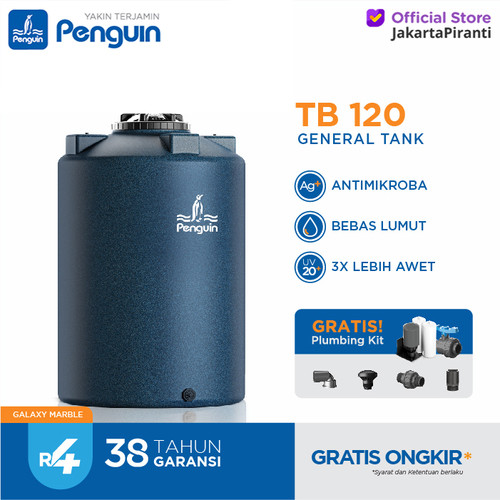 Toren Air Penguin TB120 Tangki Air Plastik 1200 L Tandon Air TB 120