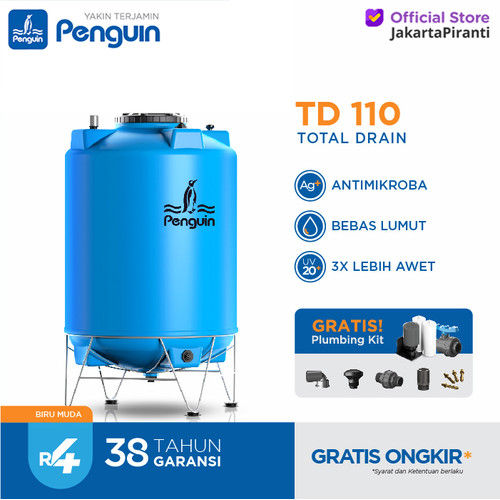 Toren Air Penguin TD110 Tangki Air Plastik 1050 L Tandon Air TD 110