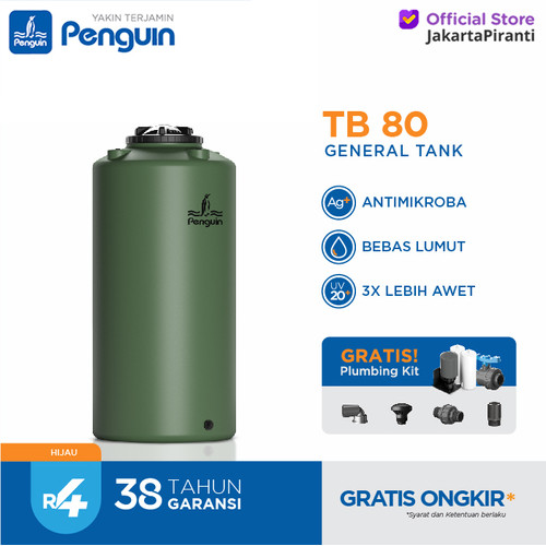 Toren Air Penguin TB80 Tangki Air Plastik 800 L Tandon Air TB 80