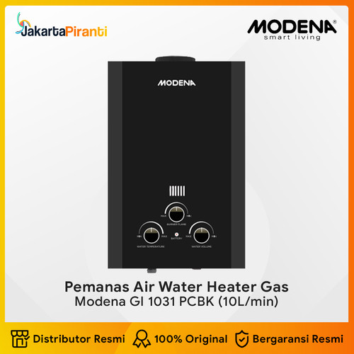 Pemanas Air Gas LPG Water Heater Gas Instant Modena GI 1031 PCBK