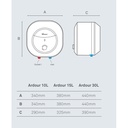 Water Heater Pemanas Air Listrik 30 Liter Wasser Ardour 30 WH-M30