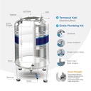 Tangki Air / Tandon Toren Stainless Penguin TBSK 1000 Liter - TBSK1000