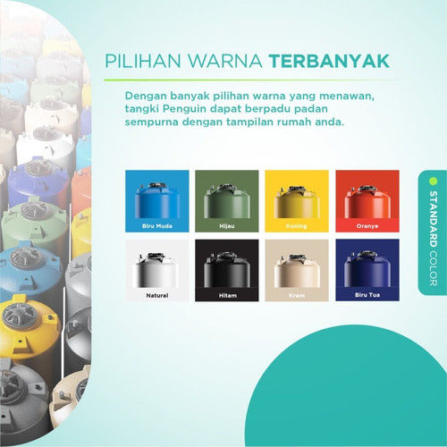 Toren Air Penguin TB32 Tangki Air Plastik 300 L Tandon Air TB 32