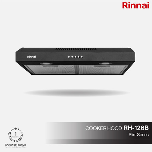 Rinnai Cooker Hood Slim Hood Penghisap Asap Kompor Rinnai RH-126B
