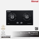 Built-in Gas Hob Kompor Gas Rinnai Tanam 2 Tungku RB-772 RO (G)