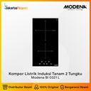 Kompor Induksi Tanam Modena BI 0321 L Built-in Induction Hob 30 cm