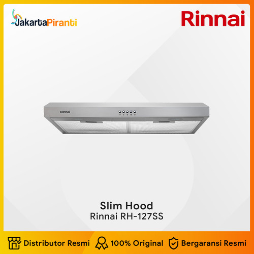Cooker Hood Rinnai RH-127SS Slim Hood Penghisap Asap Kompor