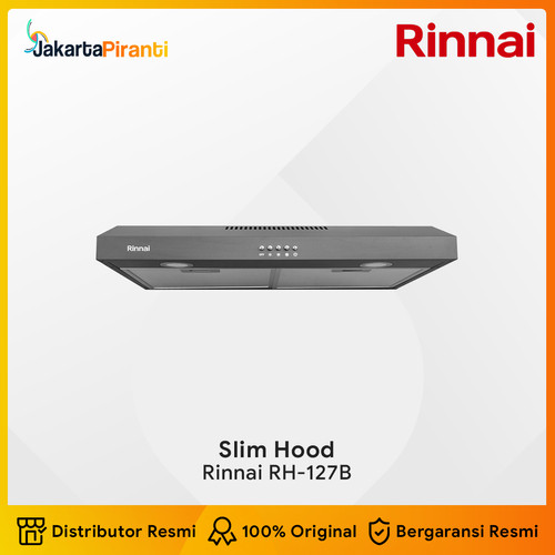 Cooker Hood Rinnai RH-127B Slim Hood Penghisap Asap Kompor