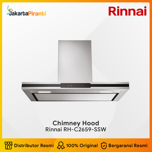 Penghisap Asap Dapur Cooker Hood Chimney Rinnai RH-C2659-SSW