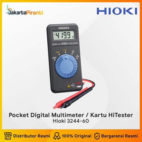 Digital Multimeter Card HiTester Digital Multi Meter Hioki 3244-60