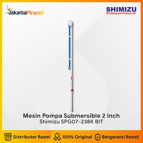 Mesin Pompa Air Celup Sumur Dalam Submersible Shimizu SPG07-238K BIT