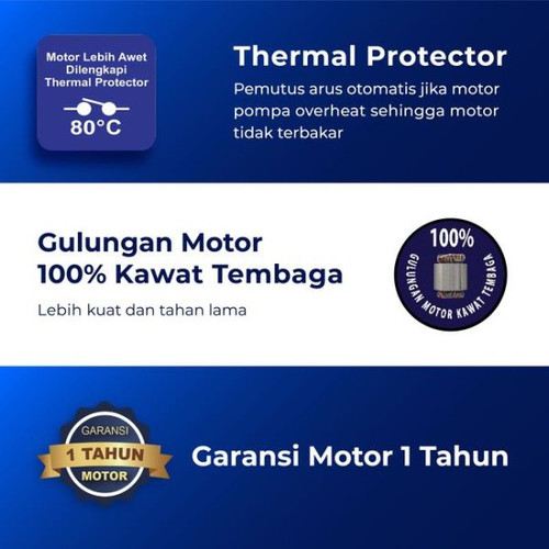 Pompa Celup Dalam Submersible Satelit 0.75HP Shimizu SPG30-316 BIT
