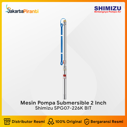 Mesin Pompa Air Celup Sumur Dalam Submersible Shimizu SPG07-226K BIT