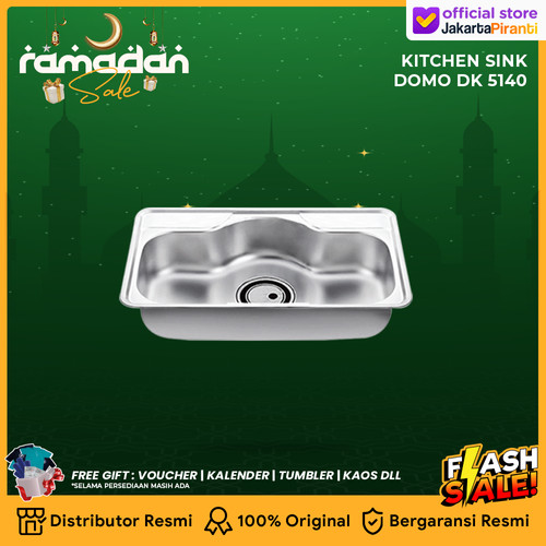 Bak Tempat Cuci Piring Stainless Steel Kitchen Sink DOMO DK 5140