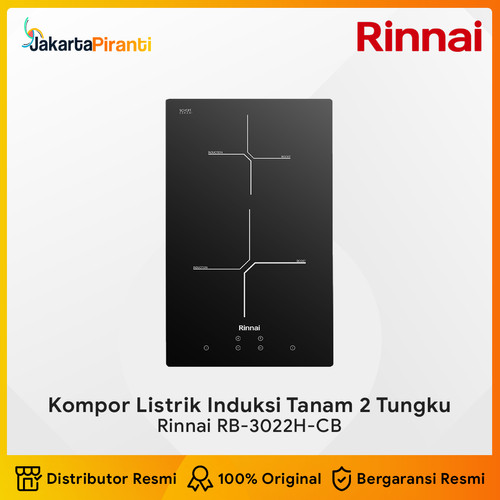 Built-in Induction Hob Kompor Tanam Induksi Rinnai RB-3022H-CB
