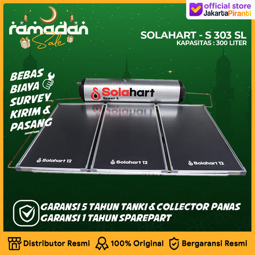 Pemanas Air Tenaga Surya Solahart Solar Water Heater 303 SL