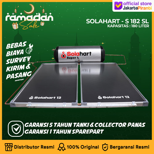 Pemanas Air Tenaga Surya Solahart Solar Water Heater 182 SL