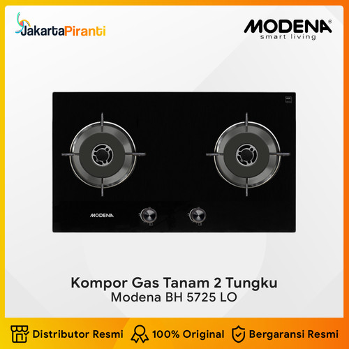 Built-in Gas Hob Kompor Gas Tanam 2 Tungku Modena BH 5725 LO