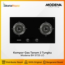 Built-in Gas Hob Kompor Gas Tanam 2 Tungku Modena BH 5725 LO
