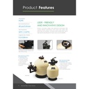 Sand Filter Emaux 35 Inch MFV35 Pompa Kolam Renang Pool Pump Filter