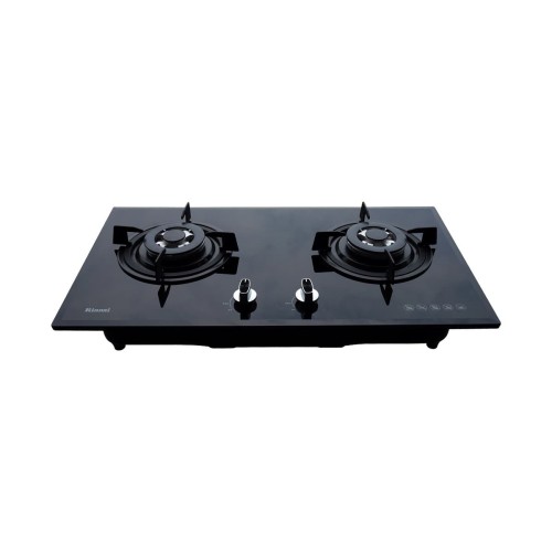 Built-in Gas Hob Kompor Gas Tanam 2 Tungku Rinnai RB-772 RO (G)