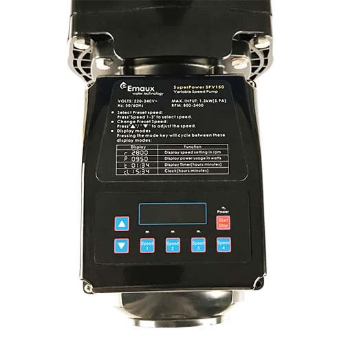 Mesin Pompa Air Kolam Renang Emaux SPV150 Variable Speed Pool Pump