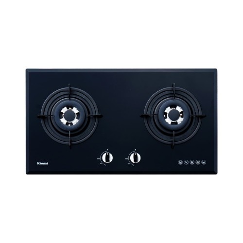 Built-in Gas Hob Kompor Gas Tanam 2 Tungku Rinnai RB-772 RO (G)