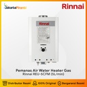 Water Heater Gas Rinnai Tekanan Rendah Low Pressure REU-5CFM