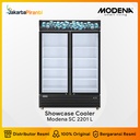 Showcase Display Cooler Modena SC 2201 L Kulkas Kaca Transparan