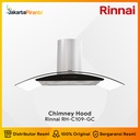 Cooker Hood Rinnai RH-C109-GC Chimney Hood Penghisap Asap Kompor