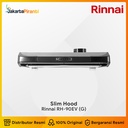 Cooker Hood Rinnai RH-90EV (G) Slim Hood Penghisap Asap Kompor Grey