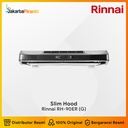 Cooker Hood Rinnai RH-90ER (G) Slim Hood Penghisap Asap Kompor Black