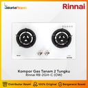 Built-in Gas Hob Kompor Gas Tanam 2 Tungku Rinnai RB-2GH-C (OW)