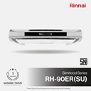 Cooker Hood Rinnai RH-90ER (SU) Slim Hood Penghisap Asap Kompor Silver